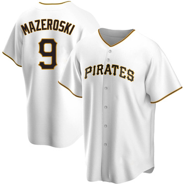 Pittsburgh Pirates #9 Bill Mazeroski Mlb Golden Brandedition Black Jersey  Gift For Pirates Fans - Bluefink