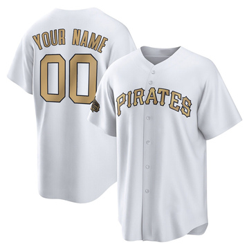 Hunter Stratton Men's Nike White Pittsburgh Pirates Home Authentic Custom Jersey