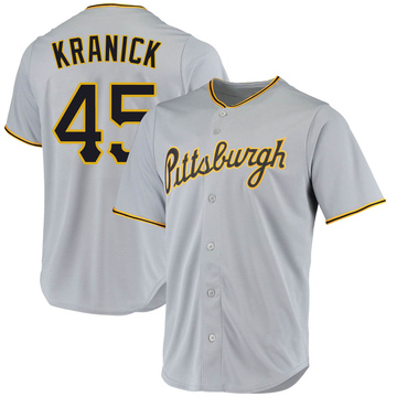 Max Kranick Men's Nike Black Pittsburgh Pirates Alternate Replica Custom Jersey