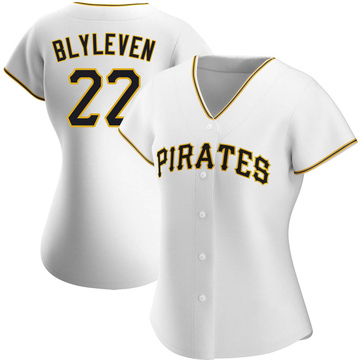 Bert Blyleven Pittsburgh Pirates Women's Backer Slim Fit T-Shirt - Ash