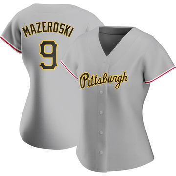 Pittsburgh Pirates #9 Bill Mazeroski Mlb Golden Brandedition Black Jersey  Gift For Pirates Fans - Bluefink