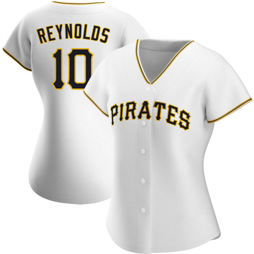 Nike Men's Pittsburgh Pirates Bryan Reynolds #10 White Cool Base