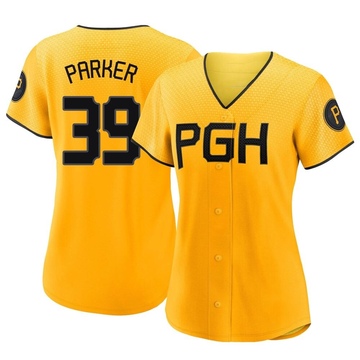 Dave Parker Men's Pittsburgh Pirates Alternate Jersey - Black Golden Replica