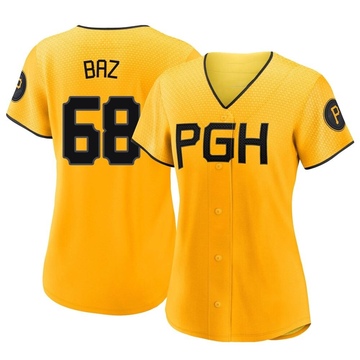 Shane Baz Pittsburgh Pirates Youth Black 2023 City Connect