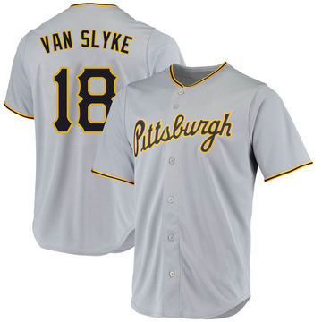 Andy Van Slyke Pittsburgh Pirates Men's Gold RBI T-Shirt 